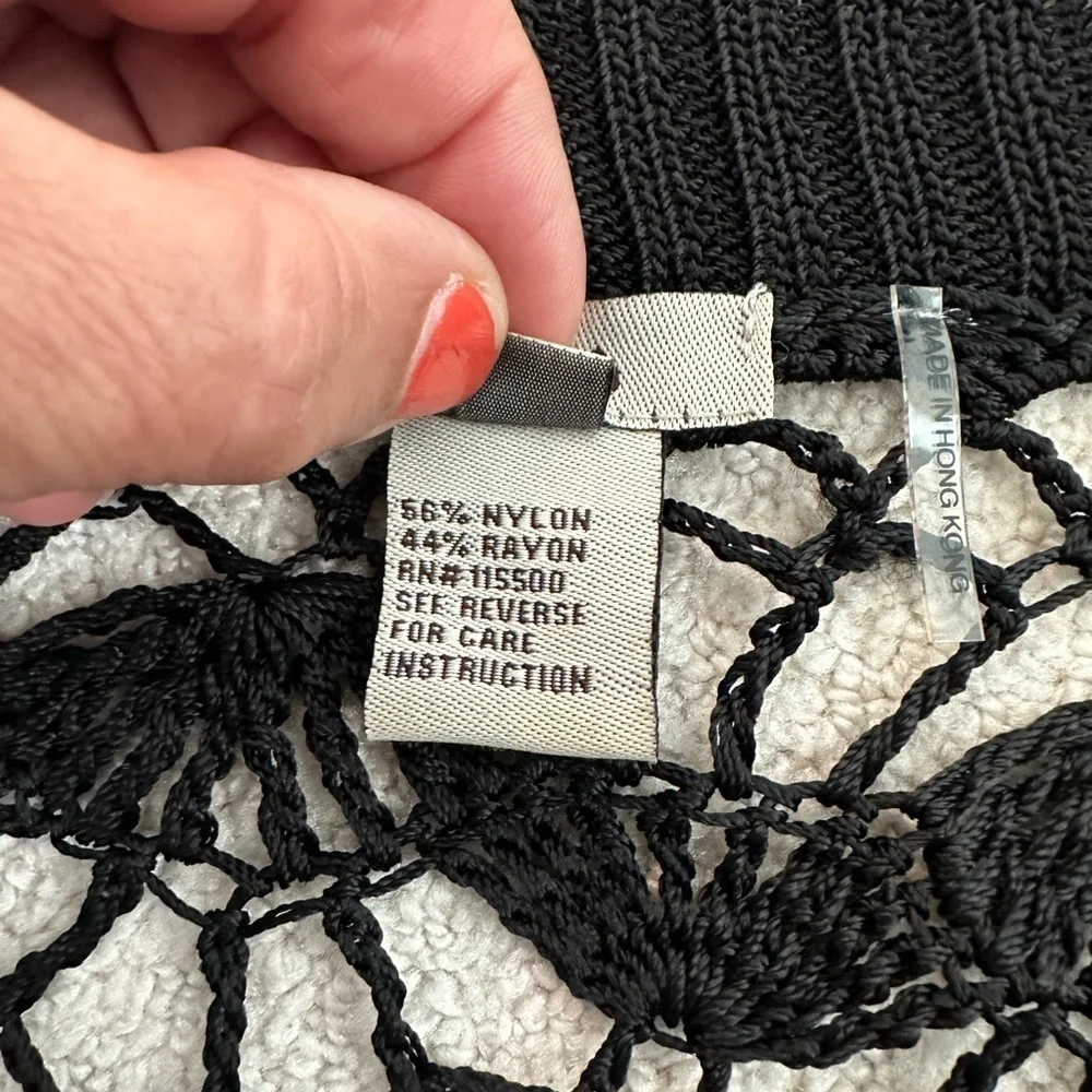 Escio Black Sweater Set, Size M